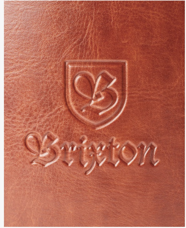 Brixton Flachmann - Main Label Flask Brown